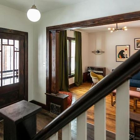 底特律Luxe Mid-Century Styled Historic Townhouse #1别墅 外观 照片
