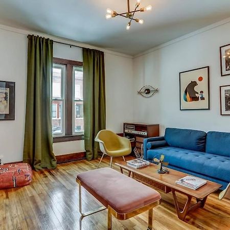 底特律Luxe Mid-Century Styled Historic Townhouse #1别墅 外观 照片