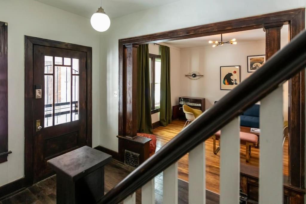 底特律Luxe Mid-Century Styled Historic Townhouse #1别墅 外观 照片