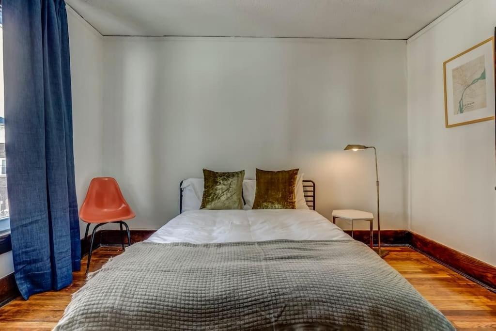 底特律Luxe Mid-Century Styled Historic Townhouse #1别墅 外观 照片