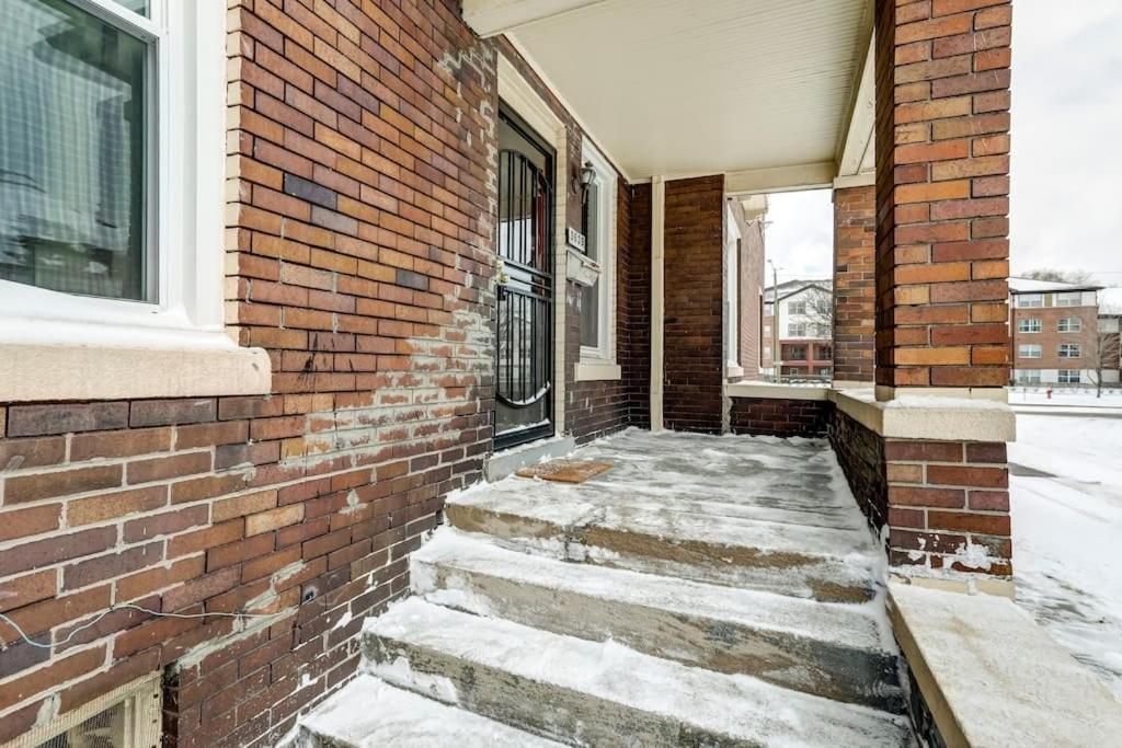 底特律Luxe Mid-Century Styled Historic Townhouse #1别墅 外观 照片